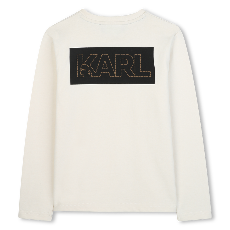T-shirt a maniche lunghe KARL LAGERFELD KIDS 
                        RAGAZZO