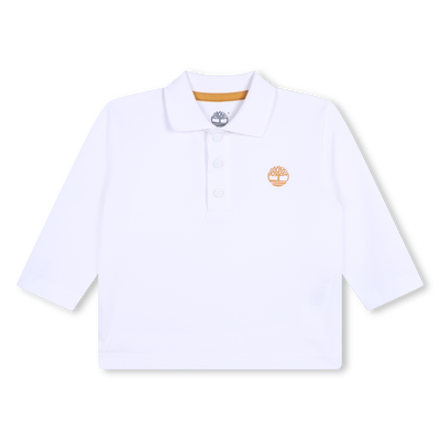 Polo tinta unita con logo TIMBERLAND RAGAZZO