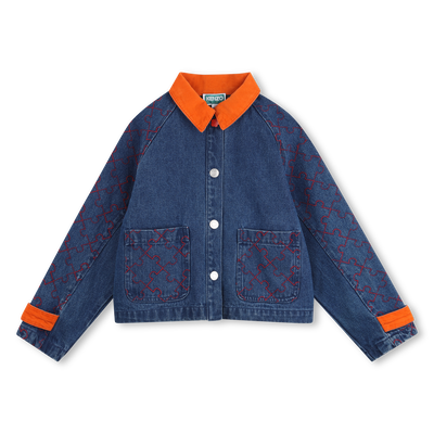 Giacca in denim KENZO KIDS BAMBINA