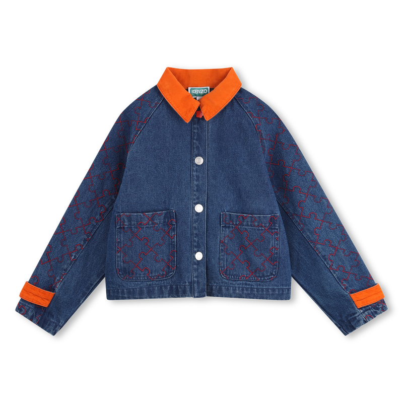 Giacca in denim KENZO KIDS 
                        BAMBINA