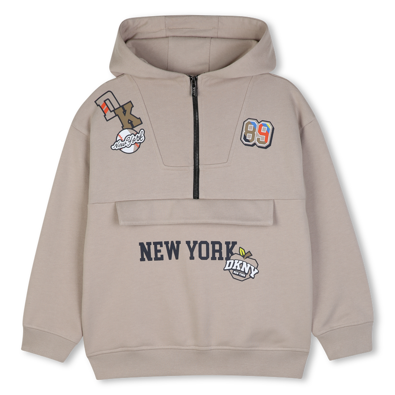 Felpa con cappuccio DKNY 
                        RAGAZZO