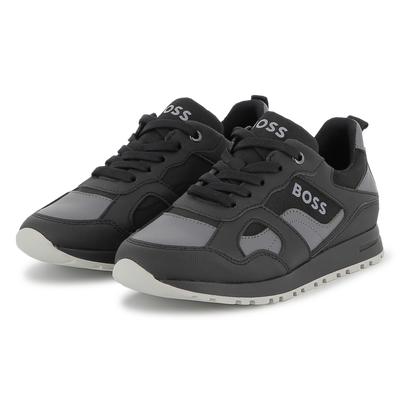 Sneakers finte e tela BOSS RAGAZZO