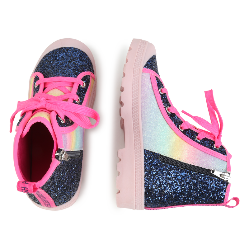 Stivaletti paillettes e zip