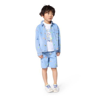 BERMUDA IN DENIM BILLIEBLUSH RAGAZZO