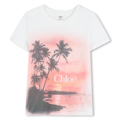 T-SHIRT A MANICHE CORTE CHLOE BAMBINA