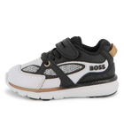 Sneakers con lacci elasticizzati BOSS 
                    RAGAZZO