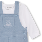 Completo salopette e t-shirt GIVENCHY 
                    BAMBINO