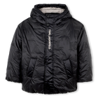 Piumino in poliestere con cappuccio KARL LAGERFELD KIDS 
                    RAGAZZO