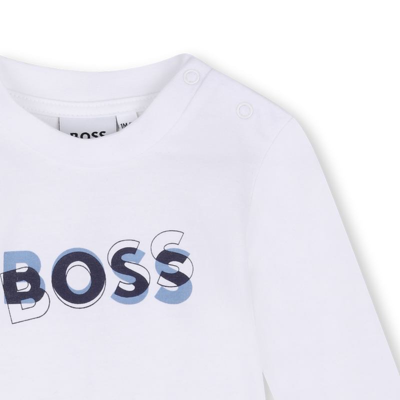 Set pantalone, cardigan e t-shirt BOSS 
                        RAGAZZO