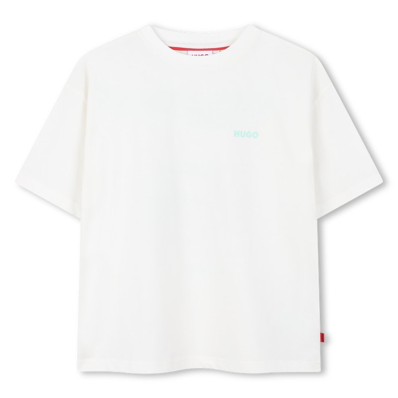T-SHIRT A MANICHE CORTE HUGO 
                        RAGAZZO