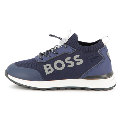 Sneakers con lacci elasticizzati BOSS RAGAZZO