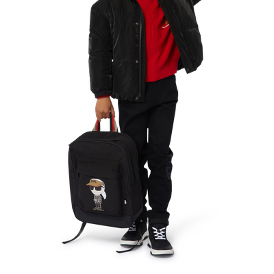 Sneakers alte in pelle KARL LAGERFELD KIDS RAGAZZO