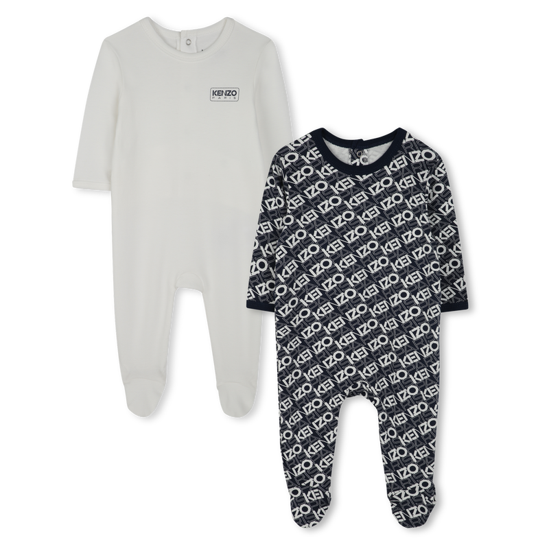 Set 2 pigiami in cotone KENZO KIDS 
                        UNISEX