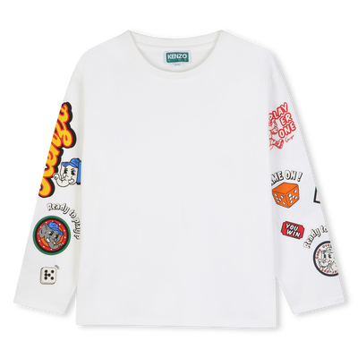 Maglietta a maniche lunghe KENZO KIDS RAGAZZO