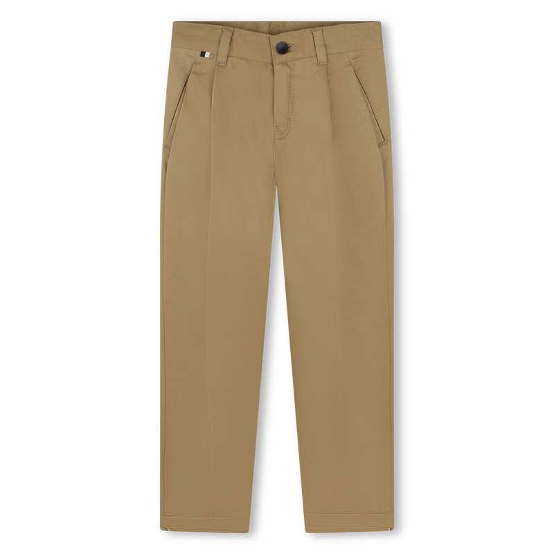 Pantaloni chino in twill BOSS 
                        RAGAZZO