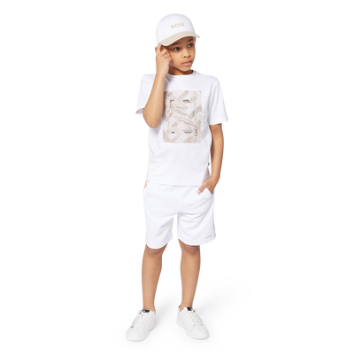 Bermuda con bande laterali BOSS RAGAZZO