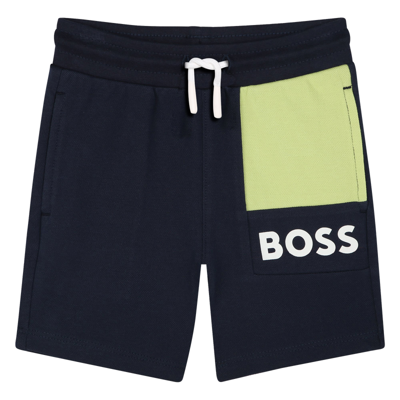Shorts in cotone foderato BOSS 
                        RAGAZZO
