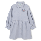 Abito chemisier a righe sottili KENZO KIDS 
                    BAMBINA