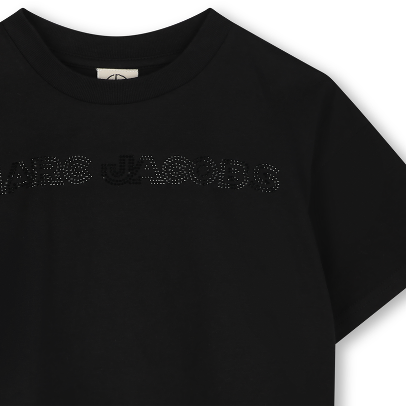 T-shirt corta con strass MARC JACOBS 
                        BAMBINA