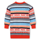 Vestito in maglia jacquard KENZO KIDS 
                    BAMBINA