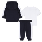 Set cardigan + pantaloni + t-shirt BOSS 
                    RAGAZZO