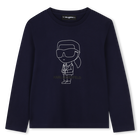 T-shirt a maniche lunghe, BLU ELETTRICO, hi-res