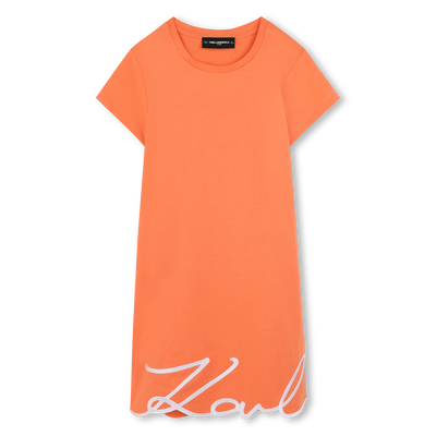 Vestito a maniche corte KARL LAGERFELD KIDS BAMBINA
