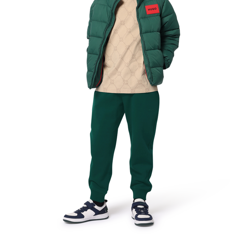 Piumino con zip idrorepellente HUGO 
                        RAGAZZO