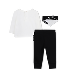 Set T-shirt, boxer e sciarpa KARL LAGERFELD KIDS 
                    RAGAZZO