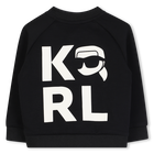 Cardigan bi-materiale KARL LAGERFELD KIDS 
                    RAGAZZO