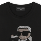 T-shirt a maniche lunghe KARL LAGERFELD KIDS 
                    BAMBINA