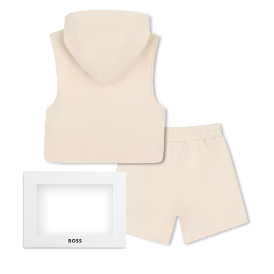 SET T-SHIRT + FELPA + PANTALONCINI BOSS RAGAZZO