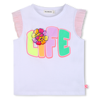 T-shirt a maniche corte BILLIEBLUSH 
                    BAMBINA