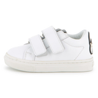Sneakers con strisce a strappo KARL LAGERFELD KIDS 
                    RAGAZZO