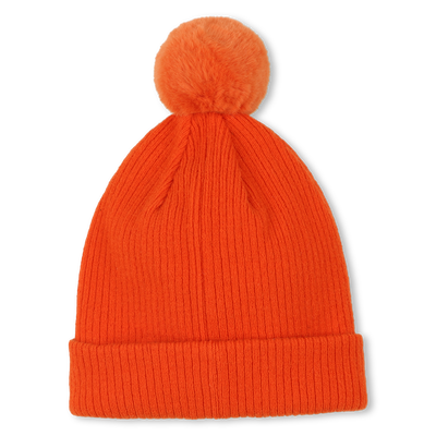 Cappello in maglia con pompon in pile TIMBERLAND RAGAZZO