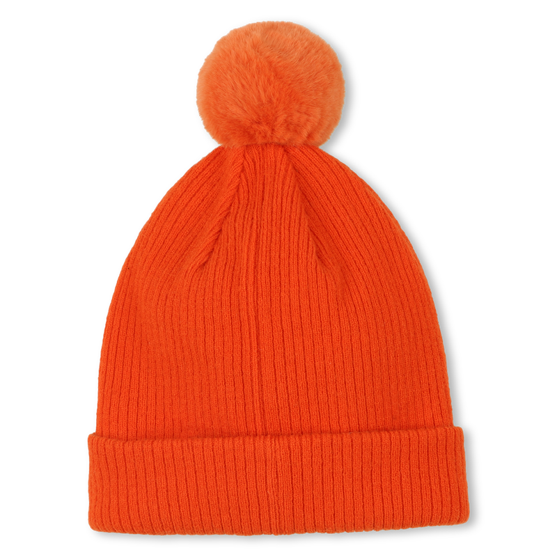 Cappello in maglia con pompon in pile TIMBERLAND 
                        RAGAZZO