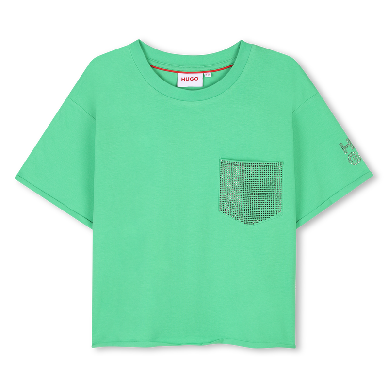 T-shirt a maniche corte HUGO 
                        BAMBINA