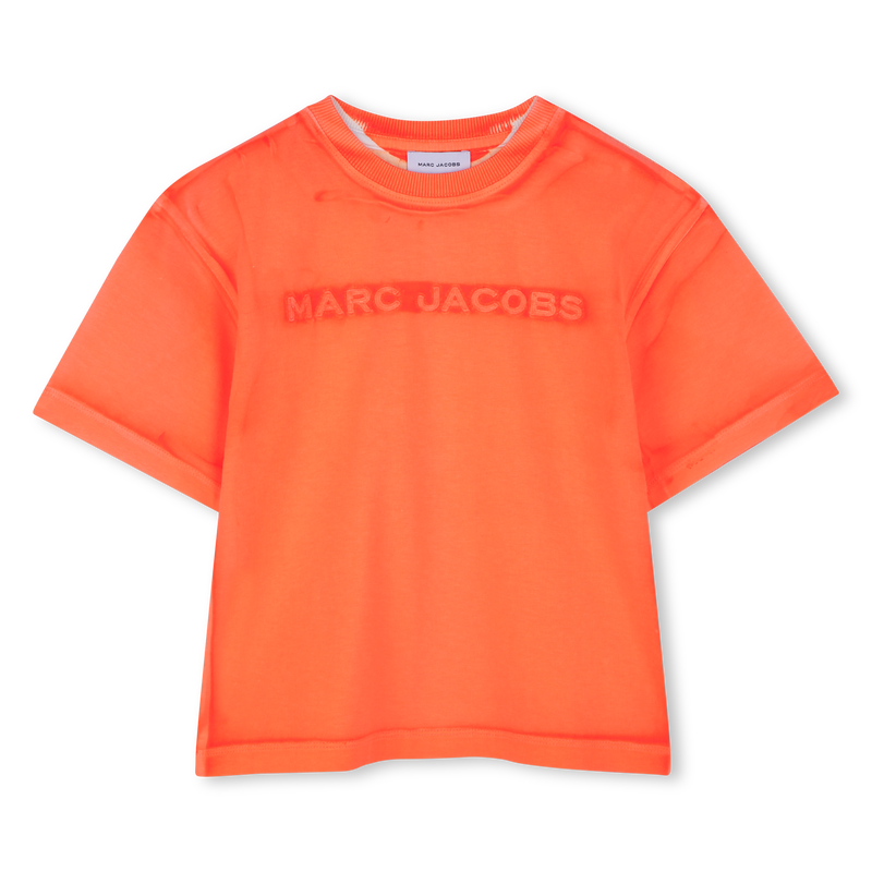 T-shirt in cotone con ricamo MARC JACOBS 
                        UNISEX