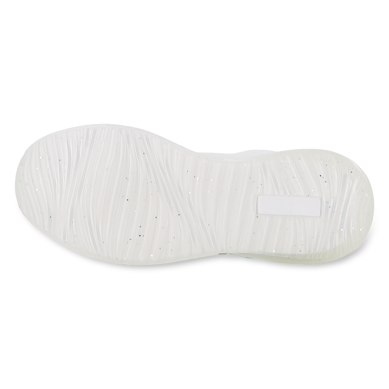 Sneakers con lacci e badge KARL LAGERFELD KIDS 
                        BAMBINA