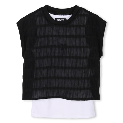 T-shirt da cerimonia 2 in 1 DKNY BAMBINA