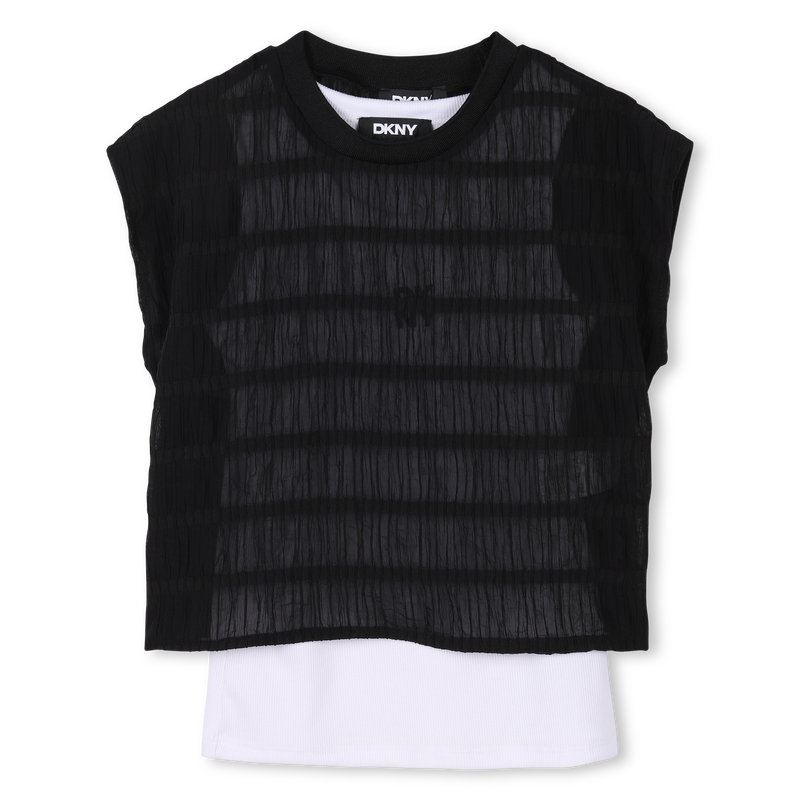 T-shirt da cerimonia 2 in 1 DKNY 
                        BAMBINA