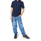 Jeans ampi 5 tasche in cotone BOSS 
                    RAGAZZO