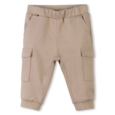 Pantaloni cargo tinta unita BOSS RAGAZZO