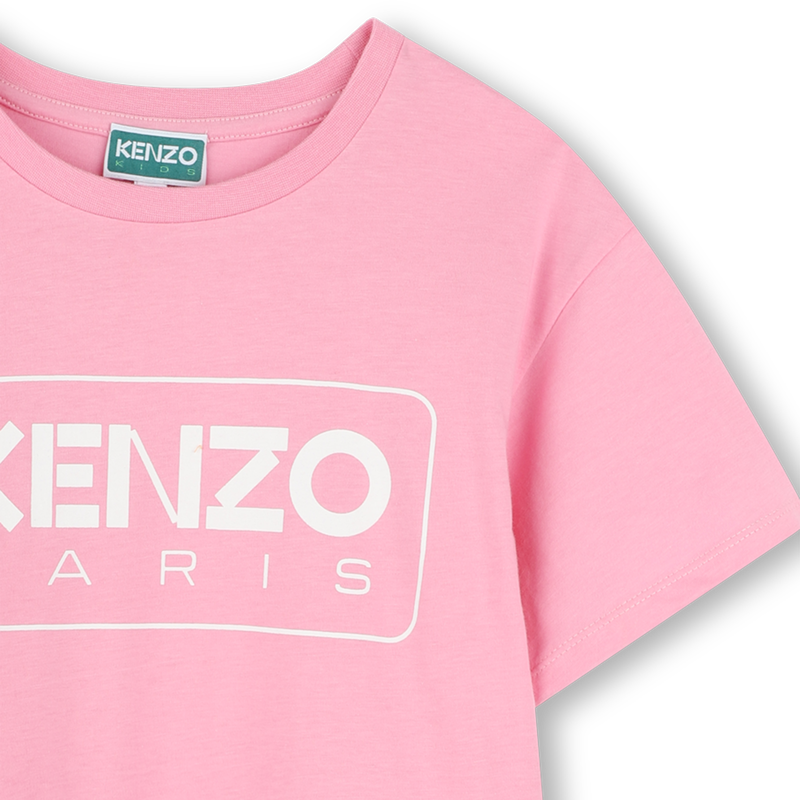 Vestito con stampa e volant KENZO KIDS 
                        BAMBINA