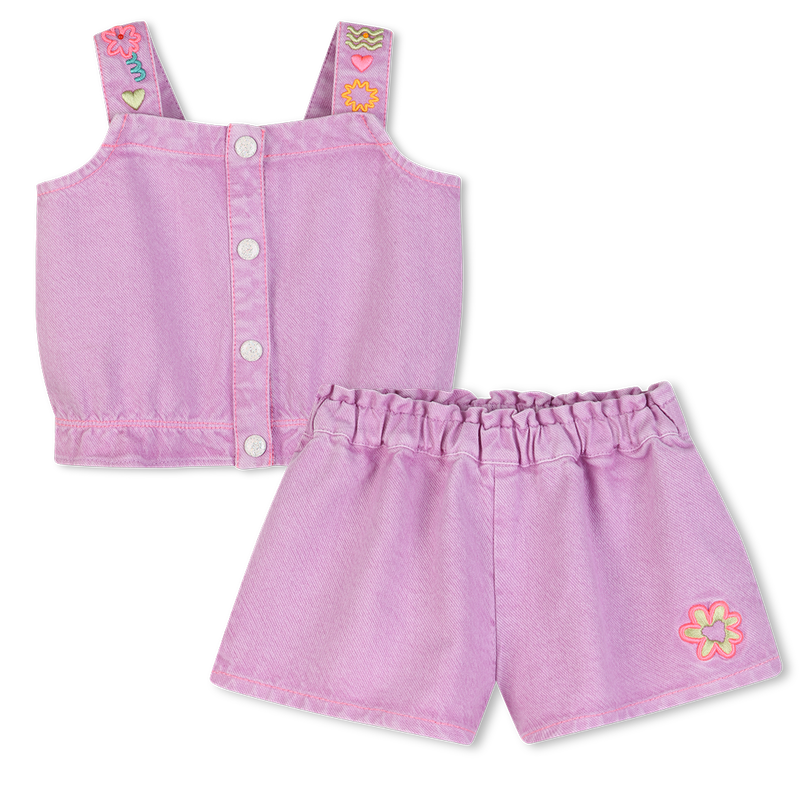 SET CANOTTE + PANTALONCINI BILLIEBLUSH 
                        BAMBINA