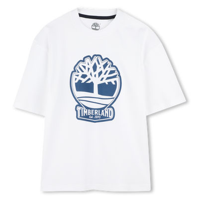 T-shirt bicolore con logo TIMBERLAND RAGAZZO