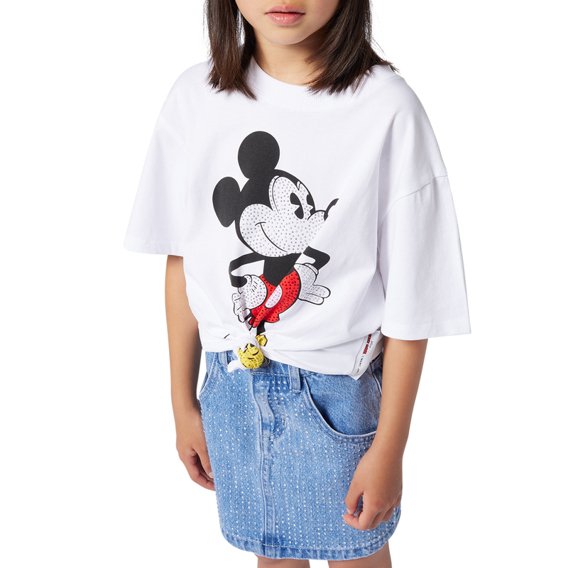 Gonna in jeans con strass MARC JACOBS 
                        BAMBINA