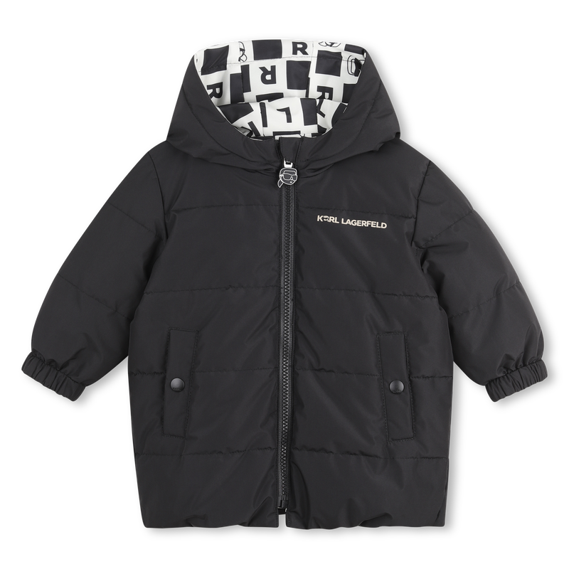 Giubbotto imbottito reversibile KARL LAGERFELD KIDS 
                        RAGAZZO