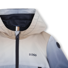 Giacca a vento con cappuccio BOSS 
                    RAGAZZO