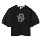 T-shirt a maniche corte, NERO, hi-res